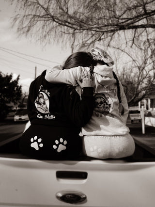White Paw Print Sweat Pants
