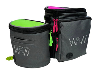 Our collection of QuickDraw treat bags: our newest size (l) and our XL bag (r) a same great quality!